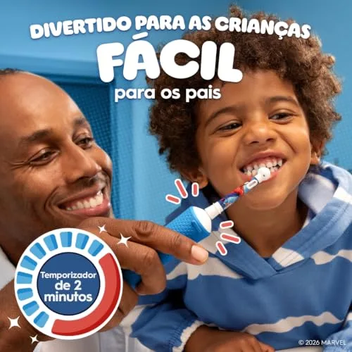 Escova de dente elétrica do Homem-Aranha - foto 5