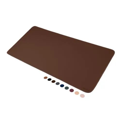 Mouse pad de couro grande