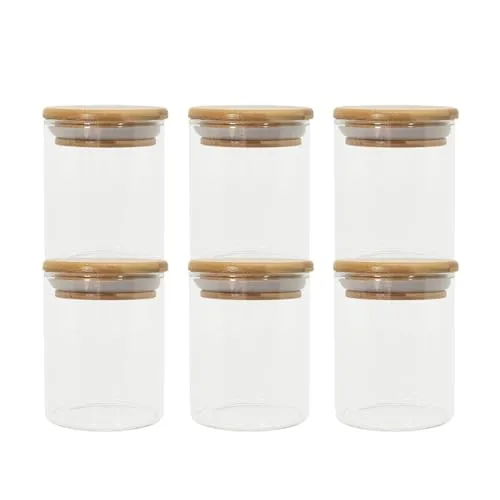 Kit de potes herméticos de vidro
