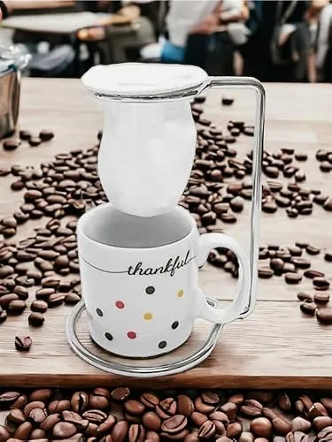 Caneca de porcelana com coador - foto 2