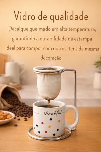 Caneca de porcelana com coador - foto 4