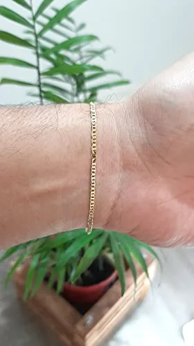 Pulseira de elos banhada a ouro - foto 4
