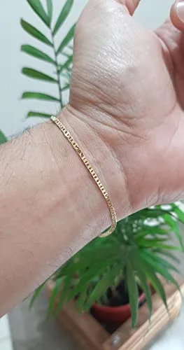 Pulseira de elos banhada a ouro - foto 6