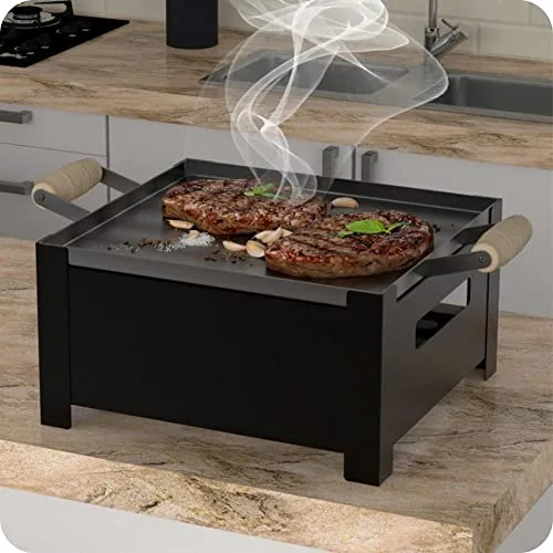 Chapa de mesa a álcool