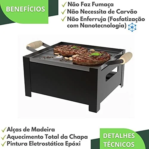 Chapa de mesa a álcool - foto 4