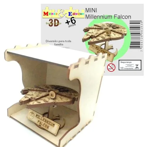 Quebra-cabeça 3D da Millennium Falcon