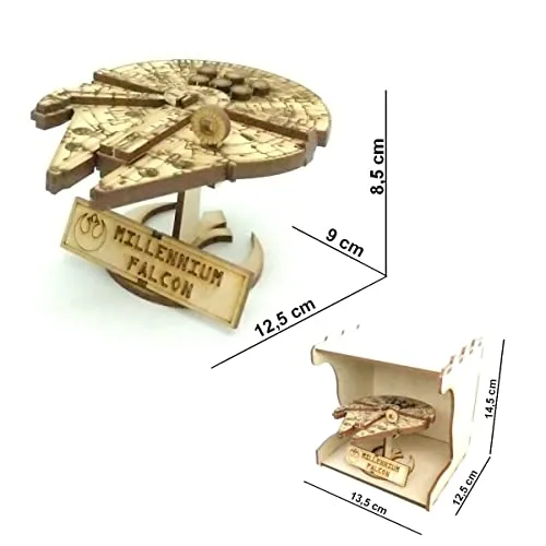 Quebra-cabeça 3D da Millennium Falcon - foto 3