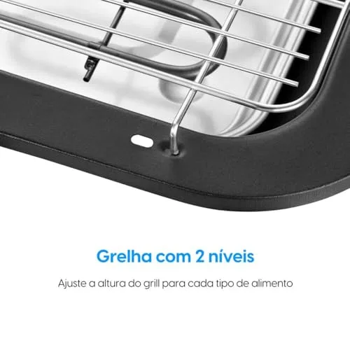 Churrasqueira elétrica de mesa - foto 3