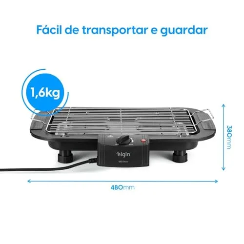 Churrasqueira elétrica de mesa - foto 5