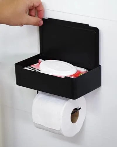 Porta-papel higiênico com suporte para celular - foto 2