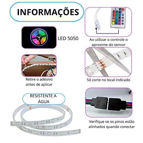 Fita de LED para o ambiente - foto 5