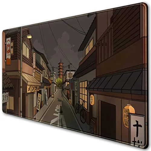 Mousepad grande de arte japonesa