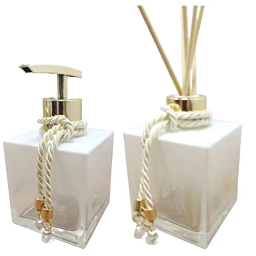 Kit de lavabo com saboneteira e difusor