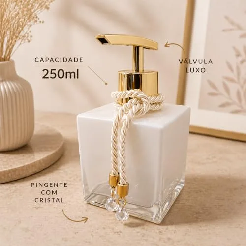 Kit de lavabo com saboneteira e difusor - foto 4