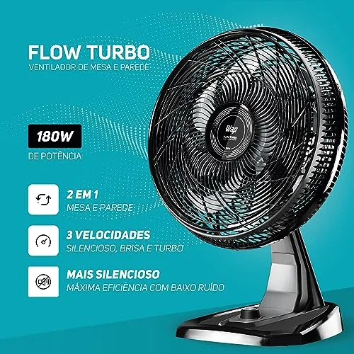 Ventilador de mesa e parede - foto 3