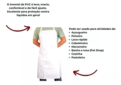 Avental de ateliê impermeável - foto 2