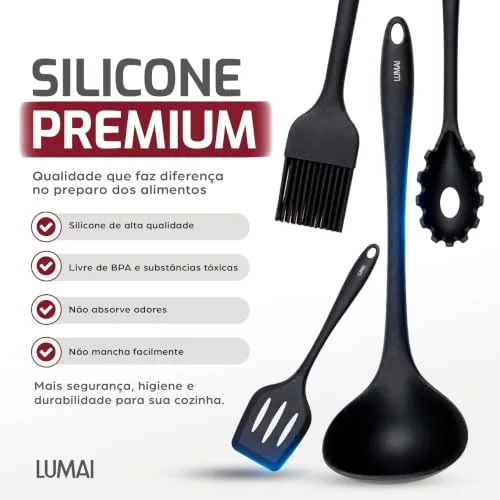 Kit de utensílios de silicone - foto 2