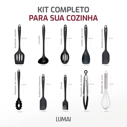 Kit de utensílios de silicone - foto 4