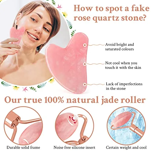 Kit de rolo de jade e Gua Sha - foto 4