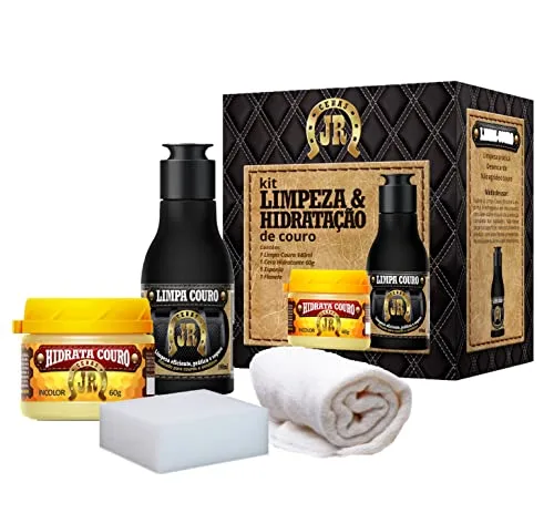 Kit de limpeza e hidratação de couro