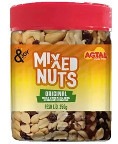 Mix de castanhas em pote