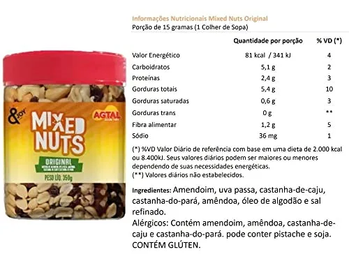 Mix de castanhas em pote - foto 2