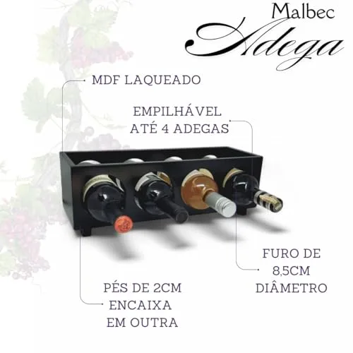 Adega de madeira empilhável - foto 2
