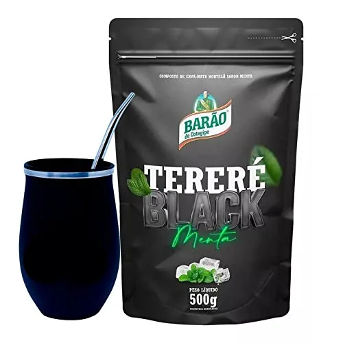 Kit de tereré com cuia e bomba