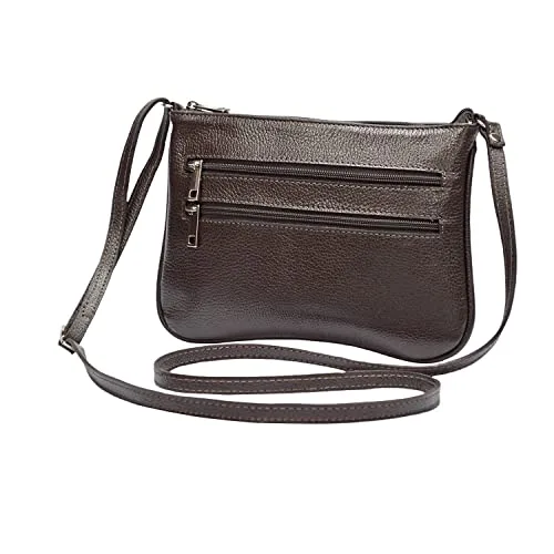 Bolsa transversal de couro