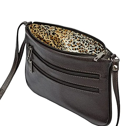 Bolsa transversal de couro - foto 6