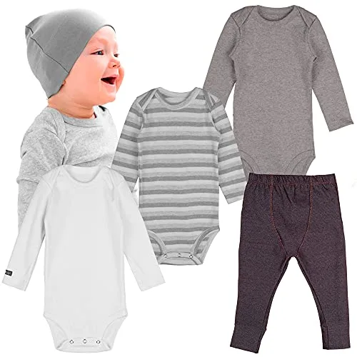 Conjunto neutro de body e calça