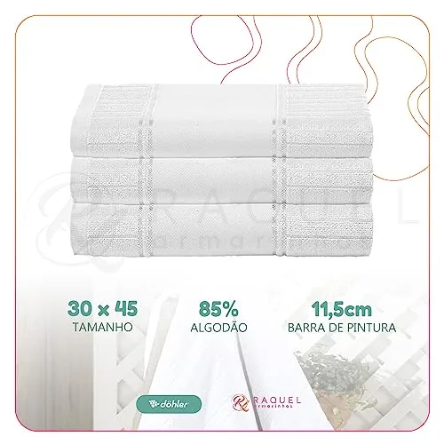Kit de toalhas de lavabo para bordar - foto 3