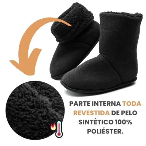 Pantufa masculina quentinha - foto 3