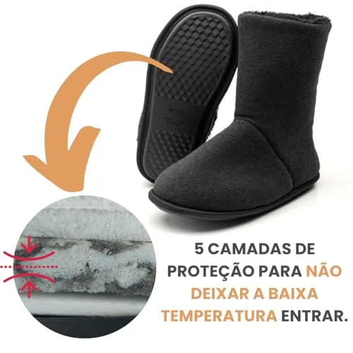 Pantufa masculina quentinha - foto 6