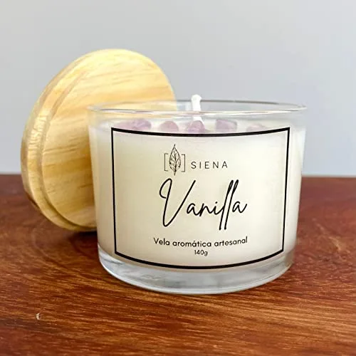 Vela aromática com ametista - foto 3