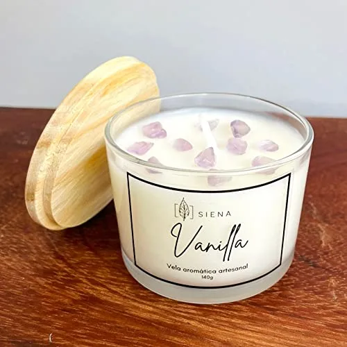 Vela aromática com ametista - foto 4