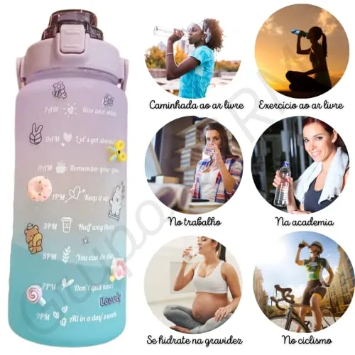 Garrafa de água motivacional - foto 3