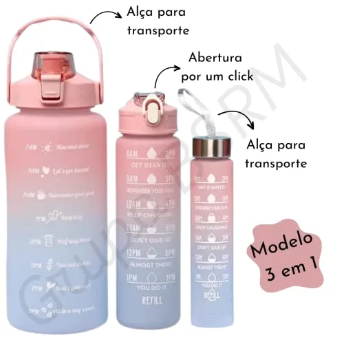 Garrafa de água motivacional - foto 5