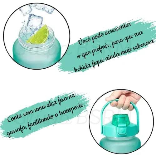 Garrafa de água motivacional - foto 6