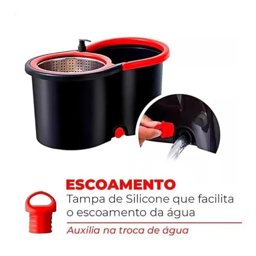 Mop giratório com balde - foto 4