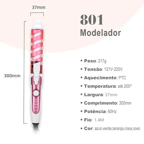 Modelador de cachos de cerâmica - foto 2