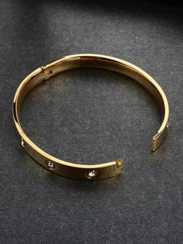 Pulseira dourada com pedras - foto 2