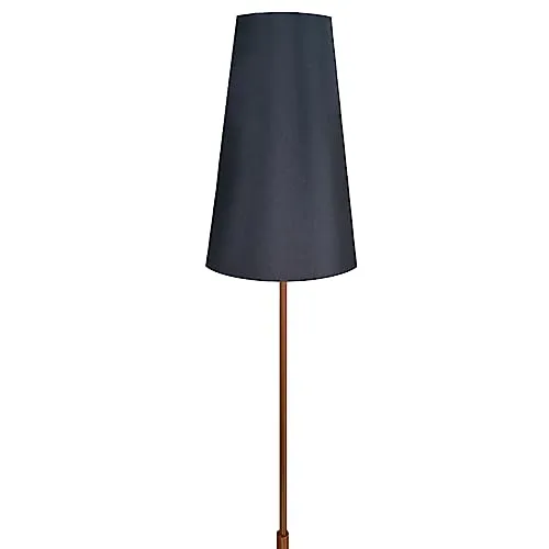 Luminária de chão com cúpula de tecido - foto 2
