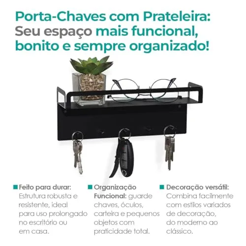Porta-chaves com prateleira - foto 2