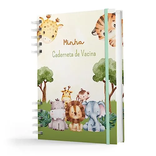 Caderneta de vacinação com capa