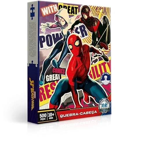 Quebra-cabeça do Homem-Aranha de 500 peças
