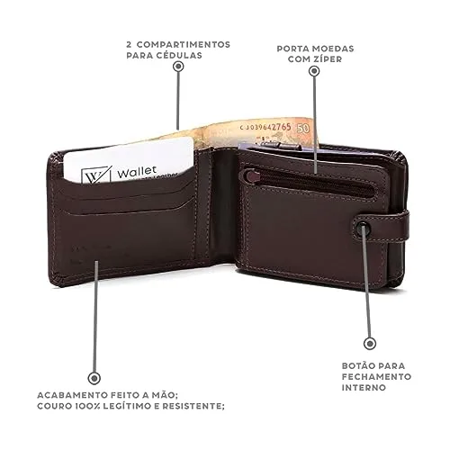 Kit de carteira e cinto de couro - foto 2