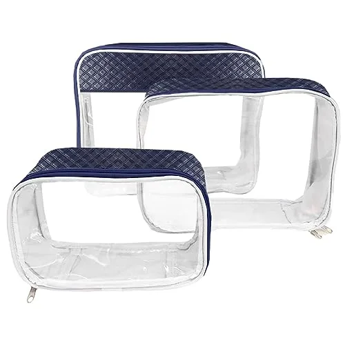 Necessaires organizadoras transparentes
