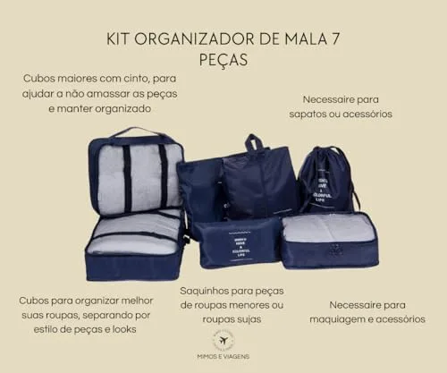 Kit organizador de mala - foto 2