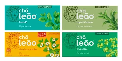 Combo de chás de ervas em sachê